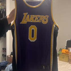 Lakers Purple, Yellow And Black Westbrook Jersey