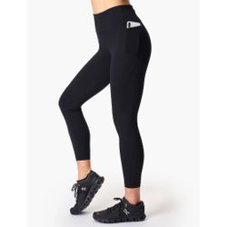 Sweaty Betty Women’s Power 7/8 Workout Leggings (Tights) in Black (XXS)