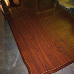 Solid Cherry Wood Dining Room Table With Four Chairs