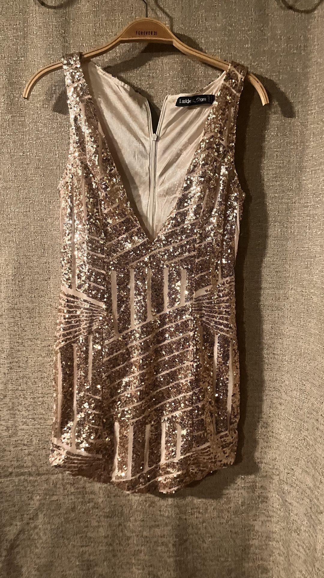 Sequin Dress S
