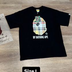 Bape X Burberry Tshirt 