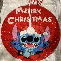 Stitch Merry Christmas Tree Skirt (New)