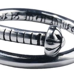 Chrome Hearts Stainless Steel Nail Ring