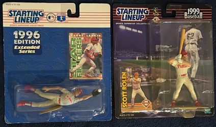 Barry Larkin & Scott Rolen Starting Lineup Figures – MLB HOF – Sealed
