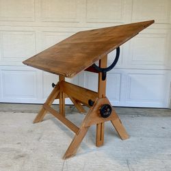 Vintage Drafting Table + Free Delivery