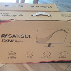 2 New Sansui 24" 1080p 100hz LED Monitors