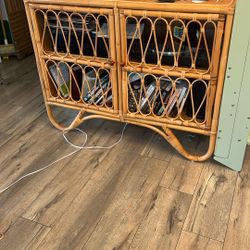 Bamboo/Rattan/thatch Console