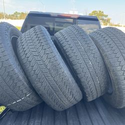4 Bridgestone Tires 275/60R20