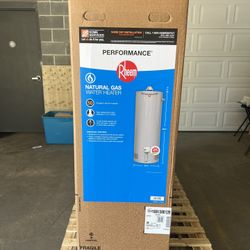 Rheem 50  Gallon 38K BTU Natural Gas Water Heater - Brand New