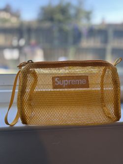 Small Supreme Mesh Yellow Bag