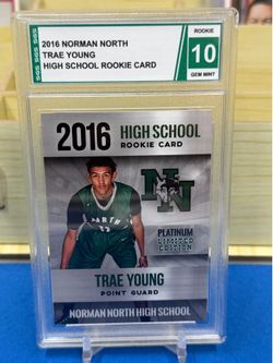 2016 Tre Young Norman North High School Platinum Limited Edition Rookie SGS 10
