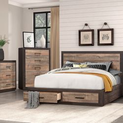 4 Pc Queen Bedroom Set No Credit Needed $10 Down 