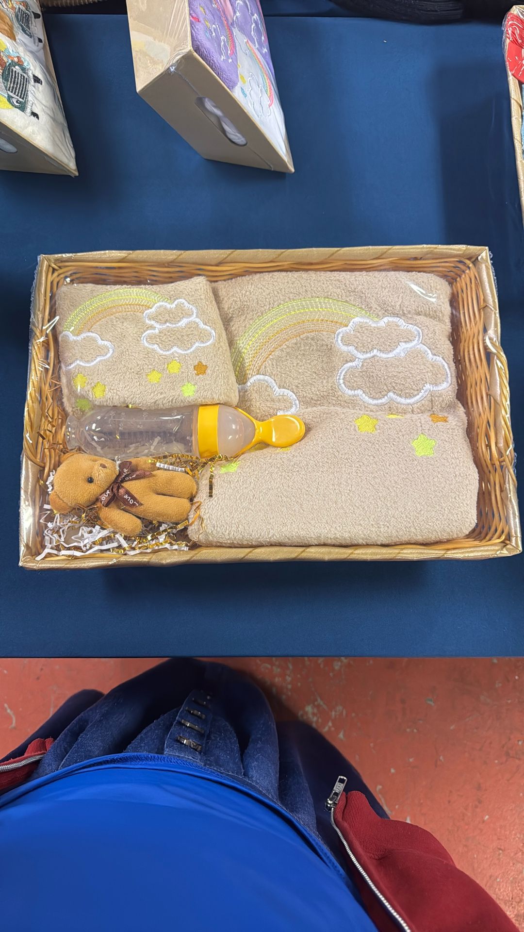 Towel Set Baby Gift Basket