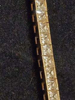 14k tennis bracelet