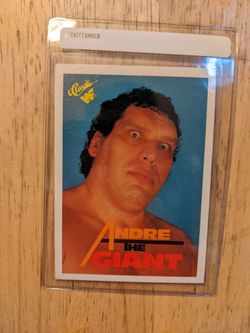 Classic WF Andre The Giant 1990 Wrestling Card