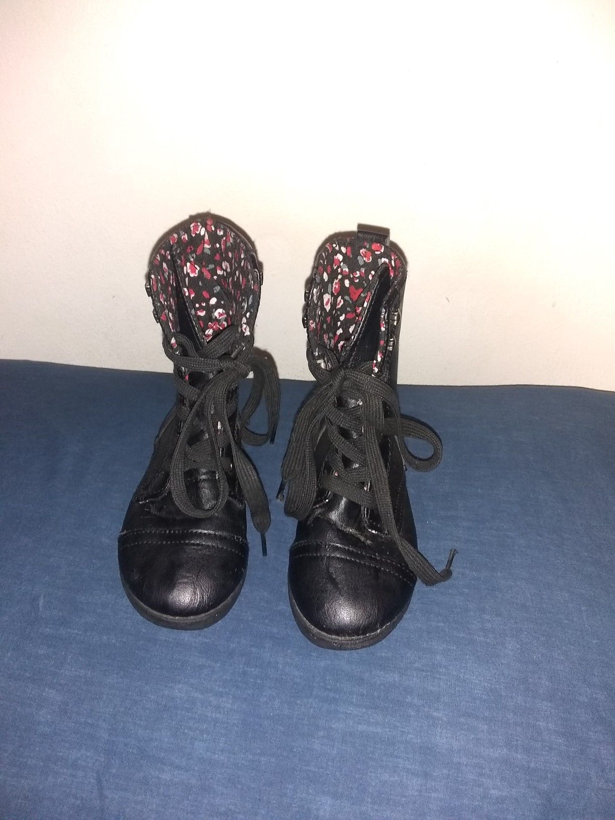 Toddler Girl combat boots