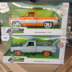 2 Chevys C 10 Jada Toys 1/24