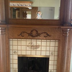 Antique Fireplace Mantle