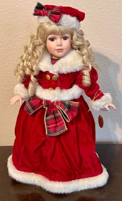 LIMITED EDITION CHRISTMAS PORCELAIN DOLL