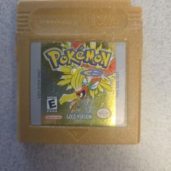 Pokémon Gold Version (Authentic, Working Save, Blockbuster Sticker)
