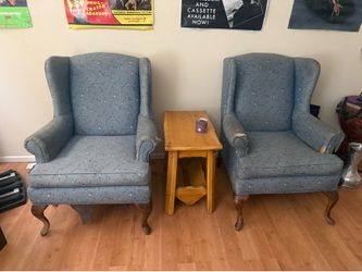 Wing back chairs
