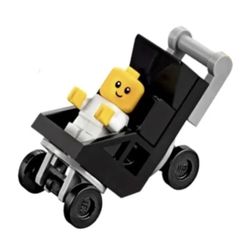 NEW LEGO Baby in STROLLER MINIFIG LOT 60134 minifigure city town fun in the park