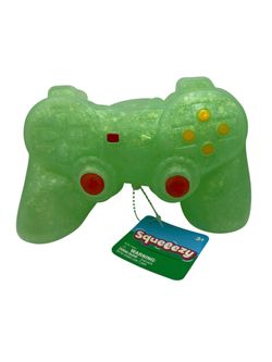 Sunny Days Green Glitter Squeeezy Gaming Controller Squishy Toy TikTok VIRAL