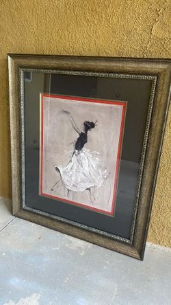 Framed Martha Wiley Ballerina Art Print