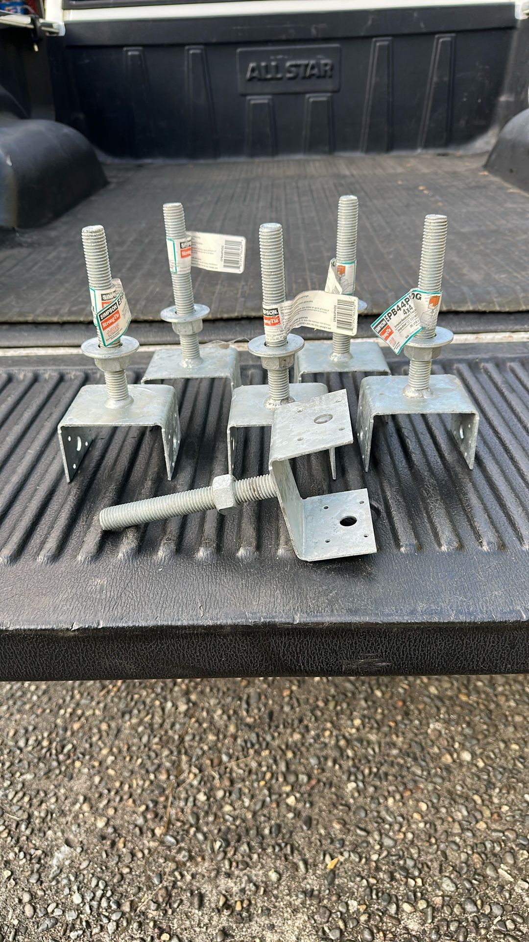 4 X 4 Galvanized Post Mounts
