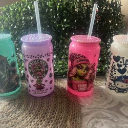 New 16oz Glass Tumblers