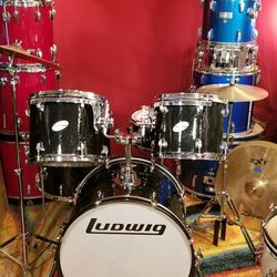 Ludwig 5pc Drum Complete Set 