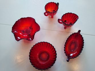Ruby Red Glassware - Beautiful 