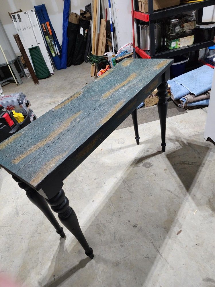 Rustic Wood Wall Table