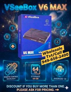vSeeBox V6 Max TV STREAMING BOX