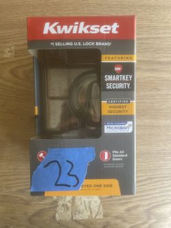 Satin Nickel Single Cylinder Deadbolt featuring SmartKey Security with Microban Antimicrobial Technology