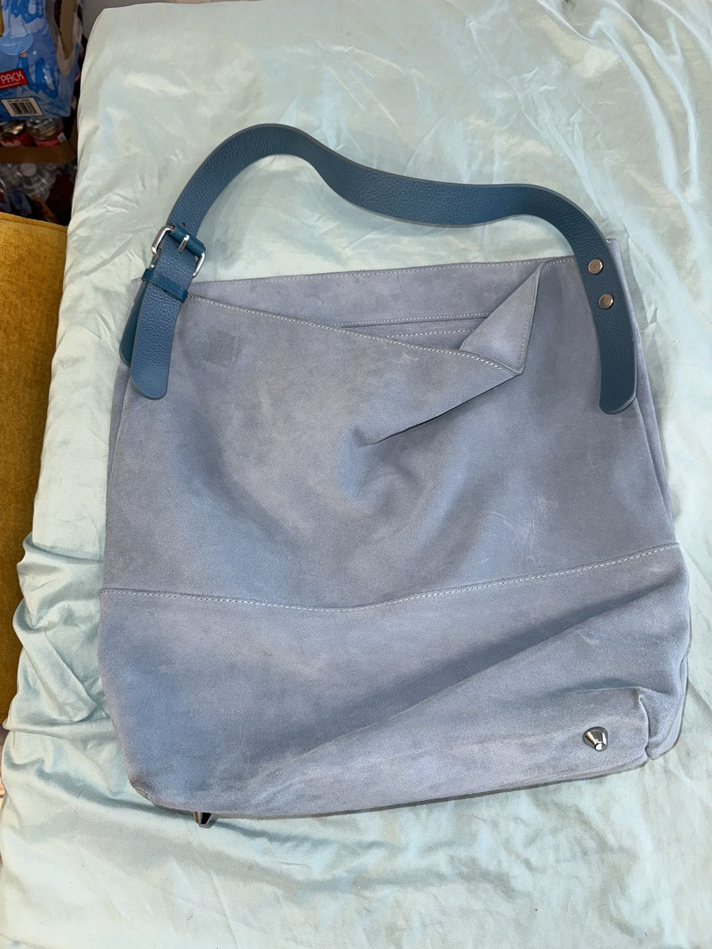 Vintage Barneys New York Genuine Suede Shoulder Bag