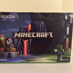 Xbox One S Limited Edition Minecraft 1TB with Box