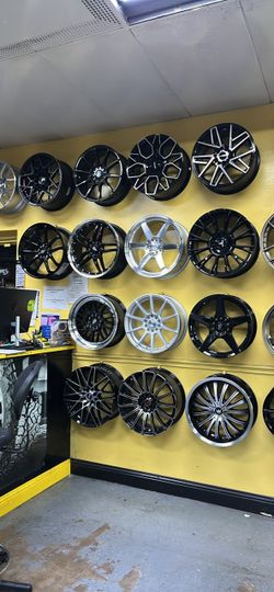 COMPACT CAR WHEELS AND TIRES $40 DOWN