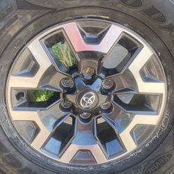 Toyota Tacoma Rims And Tires Size 265/70/16 All Terrain Goodyear