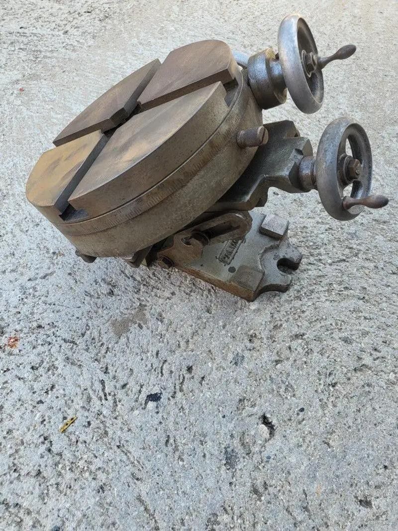 Palmgren 8” Rotary Table Milling X&Y Crosslides Tilting Angle 8" Mill Tilt Crosslide Tools Tool