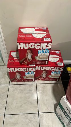 Size 1 Huggies Diapers (192 In Each Box) $100 For All 3 Boxes