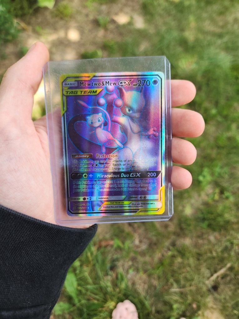 Mewtwo&Mew GX TagTeam Full Art Holo