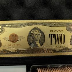 Gold And Silver Colored Collectible Souvenir US Notes