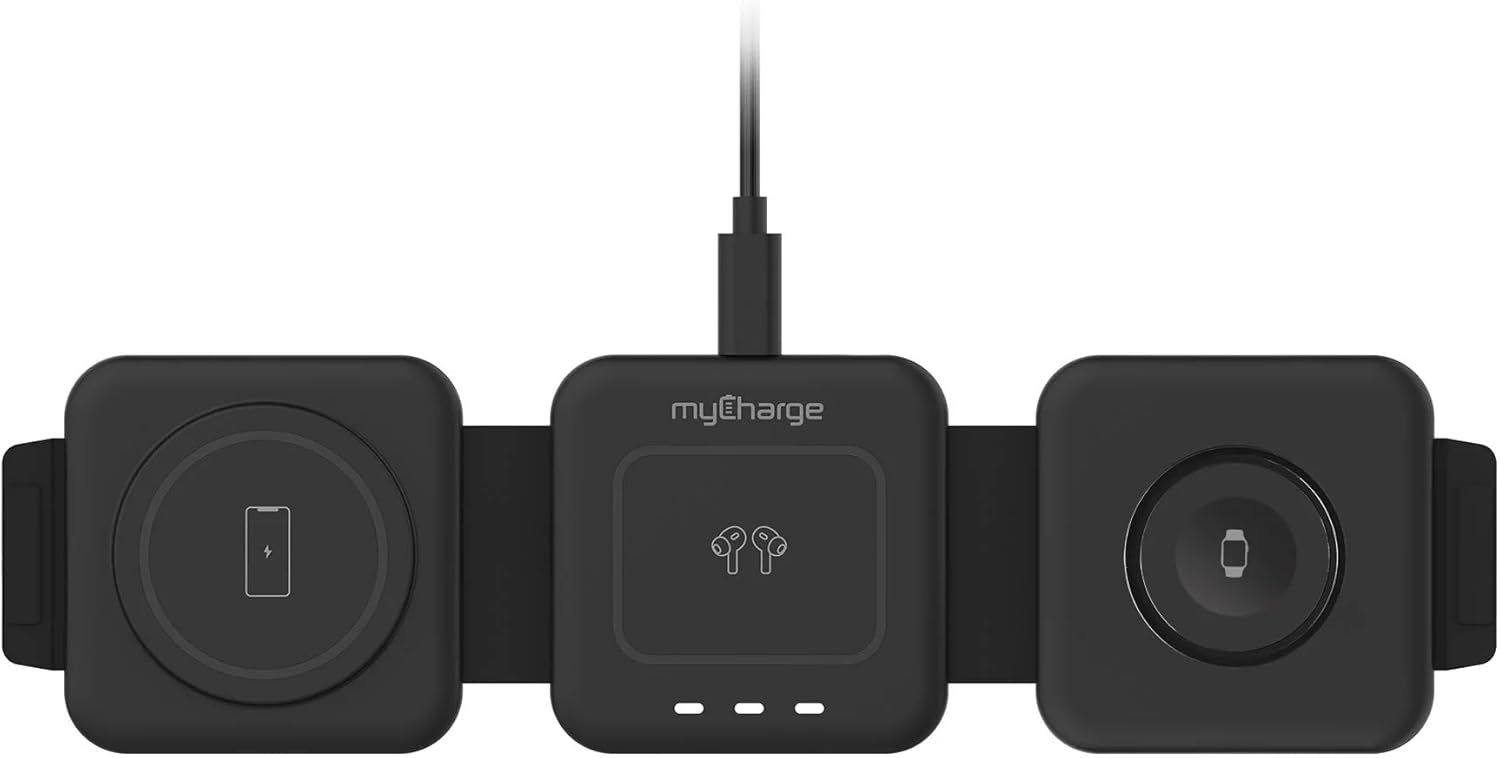 New! MyCharge 3-in-1 Folding Wireless Charging Pad, 30 Day Guarantee - $5 West Valley Delivery (#907)