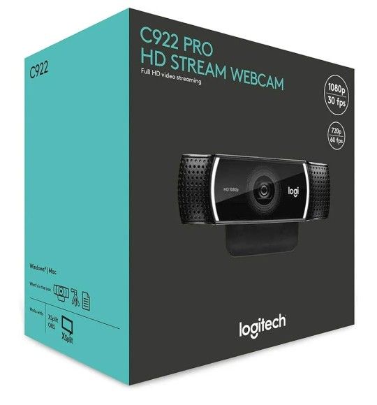 Logitech C922 Pro Stream Webcam 1080P Camera