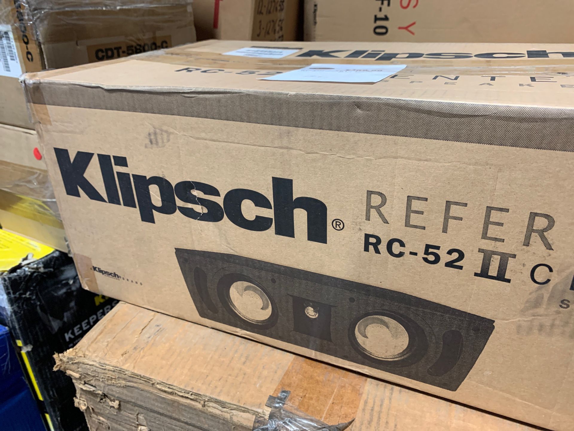 Klipsch Center Speaker RC-52II BLACK OPEN BOX LIKE NEW
