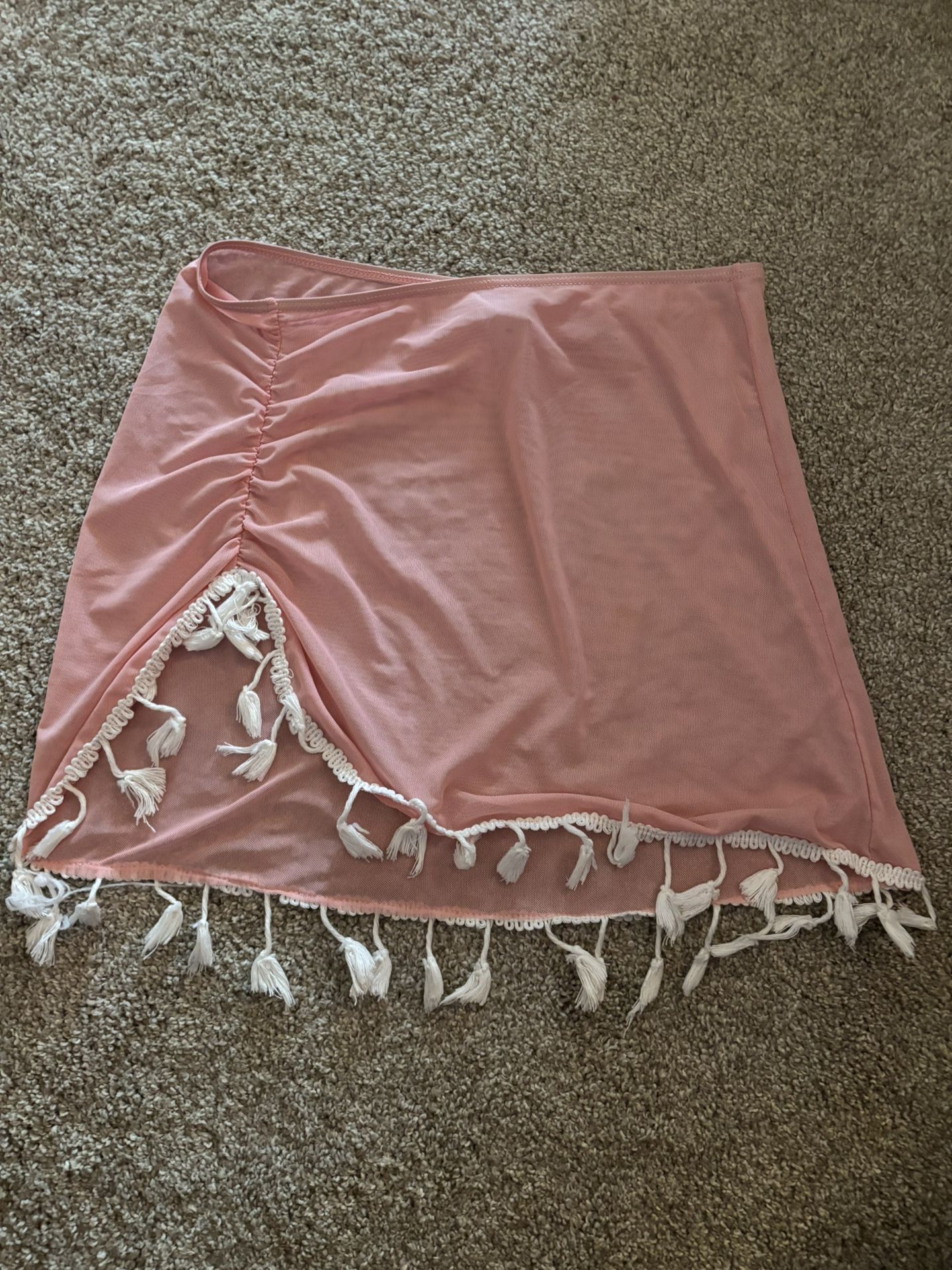 SHEIN Sheer Swim Cover Up Skirt SIZE SM