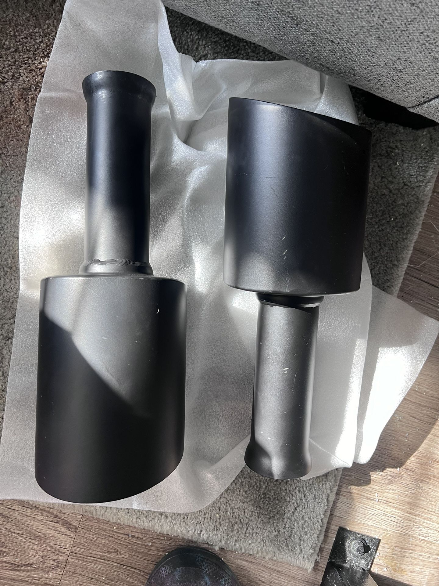 Matte Black Exhausts Tips