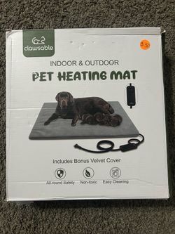 Pet heating mat with timer