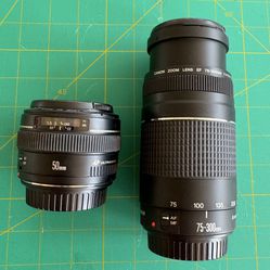 Two Canon Lenses In Excellent Condition